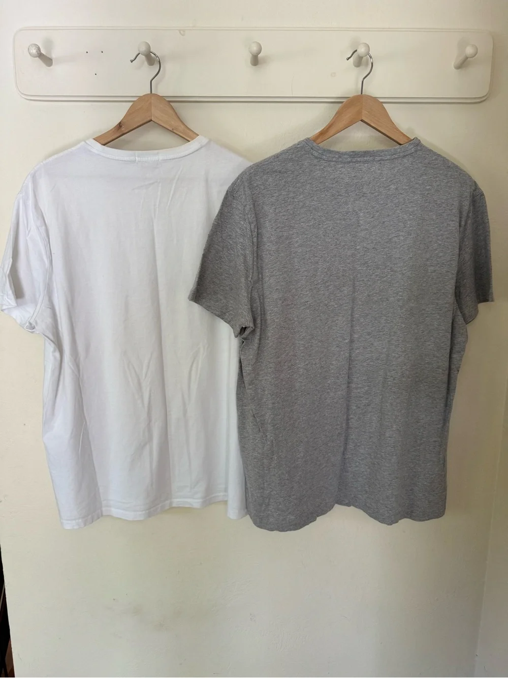 Polo by Ralph Lauren White & Gray Patriotic Script Tee